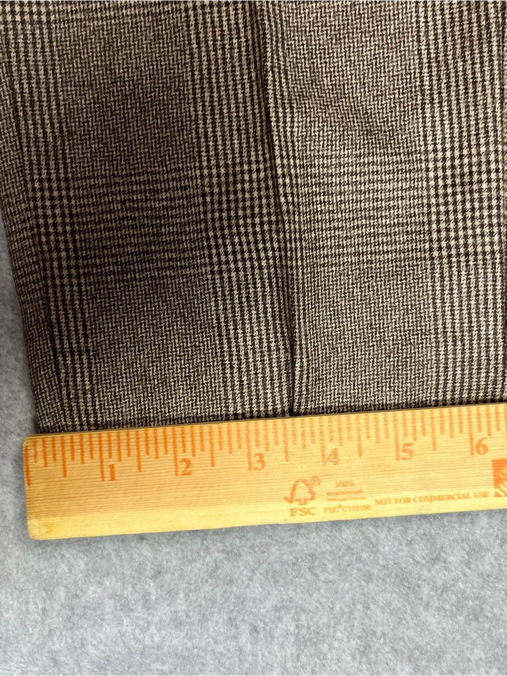 Banana Republic Pants Men’s 32x32 Brown Prince of Wales Virgin Wool NWT